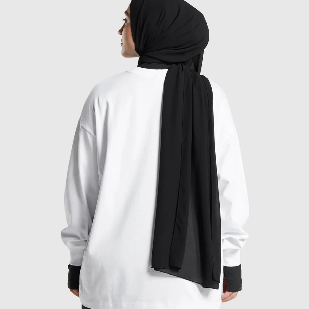 NWOT Leana Deeb White Long-Sleeve - Picture 4 of 4